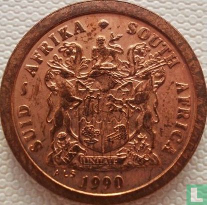 South Africa 2 cents 1990 (copper-plated steel) - Image 1