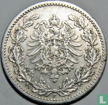 Duitse Rijk 50 pfennig 1877 (F - type 2) - Afbeelding 2