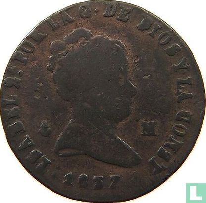 Spanje 4 maravedis 1837 (J) - Afbeelding 1