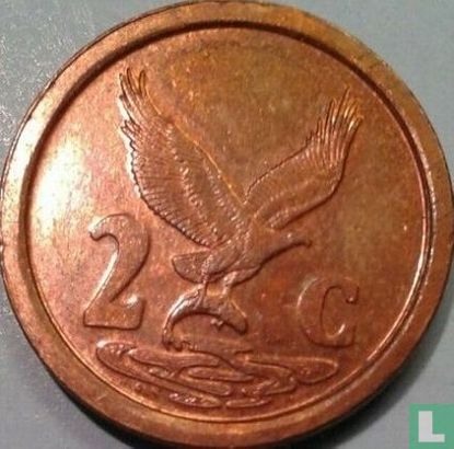 Afrique du Sud 2 cents 1991 - Image 2