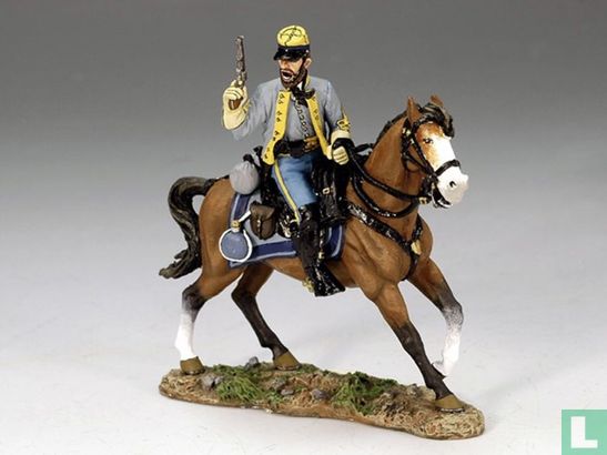 Mounted Confederate officer w / Pistol