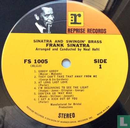 Sinatra and Swingin’ Brass - Afbeelding 3