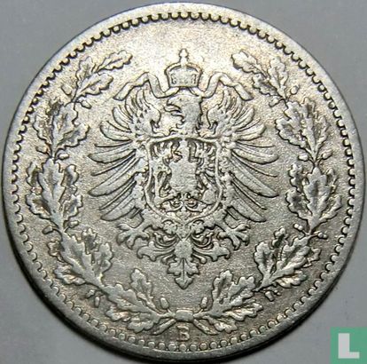 Duitse Rijk 50 pfennig 1877 (B - type 2) - Afbeelding 2