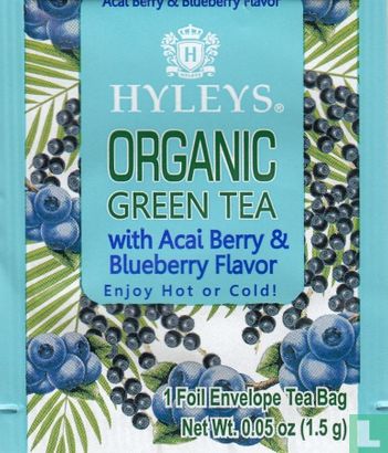 Green Tea with Acai Berry & Blueberry Flavor - Afbeelding 1