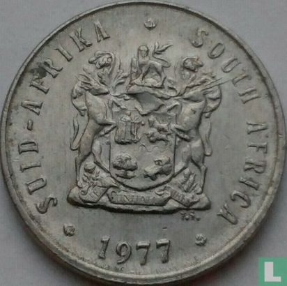 Afrique du Sud 5 cents 1977 - Image 1