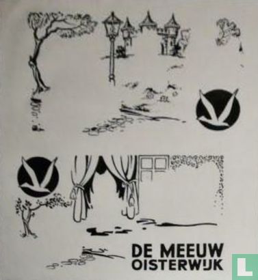 Illustratie-afdruk De Meeuw Rommeldam schoenendoos Oisterwijk - Image 1