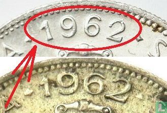 Afrique du Sud 20 cents 1962 (petite date) - Image 3
