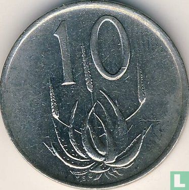Afrique du Sud 10 cents 1987 - Image 2