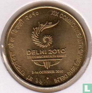 India 5 rupees 2010 (Mumbai) "Commonwealth Games in Delhi" - Image 1