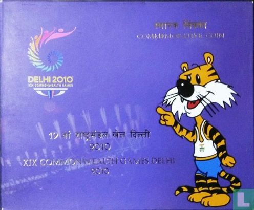 India 5 rupees 2010 (folder) "Commonwealth Games in Delhi" - Image 1