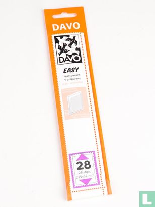 Davo Easy stroken transparant T28 (215 x 32mm) 25 stuks - Image 1