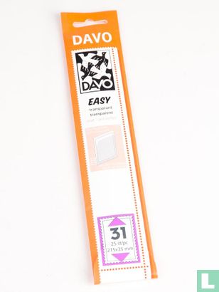 Davo	Easy stroken transparant T32 (215 x 36mm) 25 stuks - Afbeelding 1