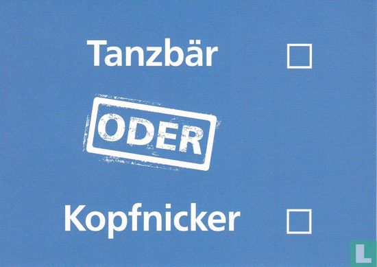18378 - Volksbanken Raiffeisenbanken "Tanzbär Oder Kopfnicker"