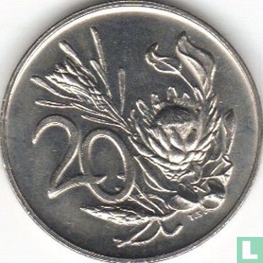 South Africa 20 cents 1973 - Image 2
