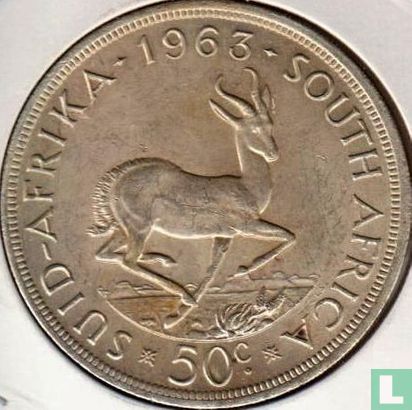 Afrique du Sud 50 cents 1963 - Image 1