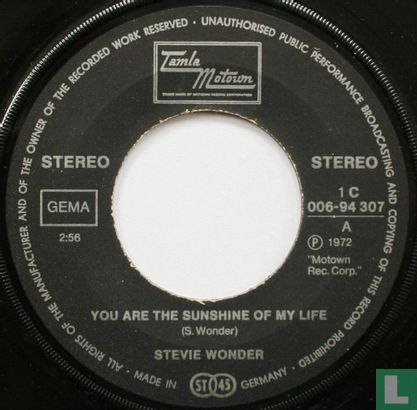 You Are the Sunshine of My Life - Afbeelding 3