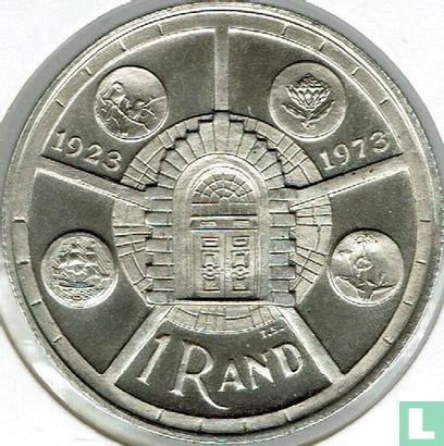 Afrique du Sud 1 rand 1974 "50th anniversary of the Pretoria Mint" - Image 2