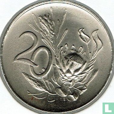 Afrique du Sud 20 cents 1967 (SOUTH AFRICA) - Image 2