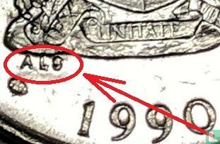 Zuid-Afrika 20 cents 1990 (nikkel) - Afbeelding 3