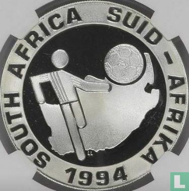 South Africa 2 rand 1994 (PROOF) "Football World Cup in USA" - Image 2