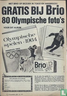 Gratis bij Brio 80 Olympische foto's voor dit album