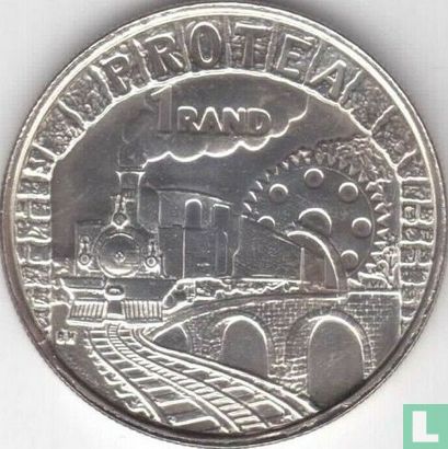 South Africa 1 rand 1995 "Centenary Opening of railway between Pretoria and Delagoa Bay" - Image 2