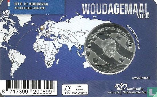 Nederland 5 euro 2020 (coincard - UNC) "100th anniversary of Woudagemaal" - Afbeelding 2