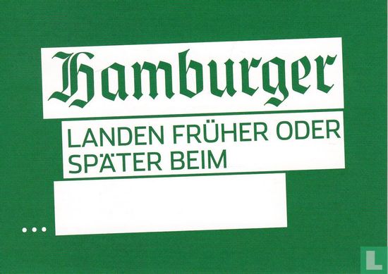 18728 - Abendblatt "Hamburger landen früher oder später beim …"