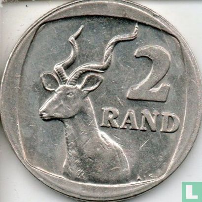 Zuid-Afrika 2 rand 1991 - Afbeelding 2