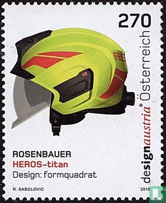 HEROS-titan firefighter helmet from Rosenbauer