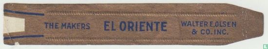 El Oriente - The Makers - Walter E. Olsen & Co. Inc. - Image 1