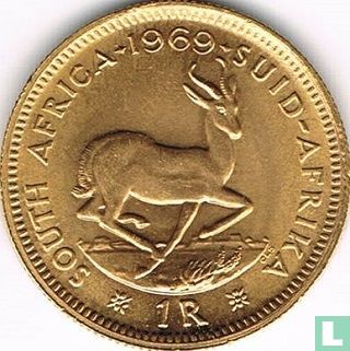 Afrique du Sud 1 rand 1969 - Image 1