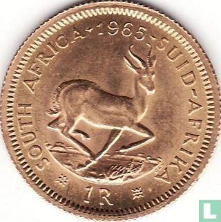 South Africa 1 rand 1965 - Image 1