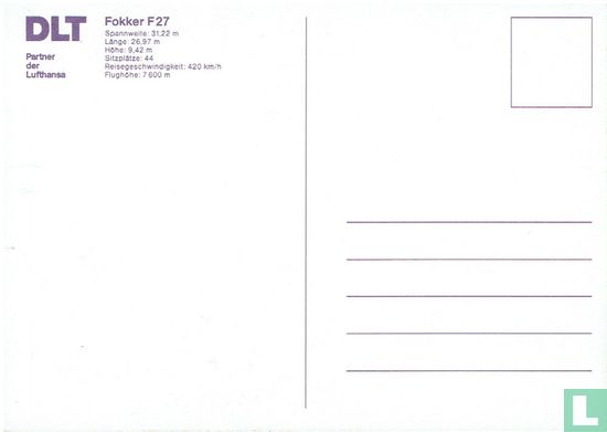DLT - Fokker F-27 (D-BAKU) - Image 2