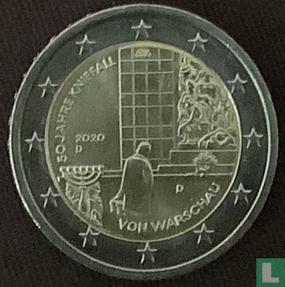 Allemagne 2 euro 2020 (D) "50 years Warsaw Genuflection" - Image 1