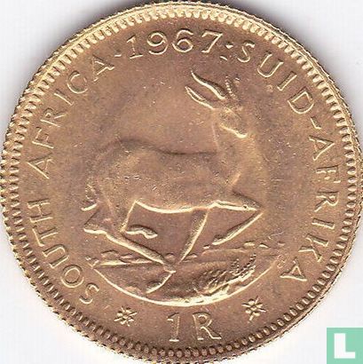 Afrique du Sud 1 rand 1967 - Image 1