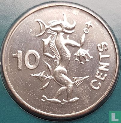 Îles Salomon 10 cents 2010 - Image 2