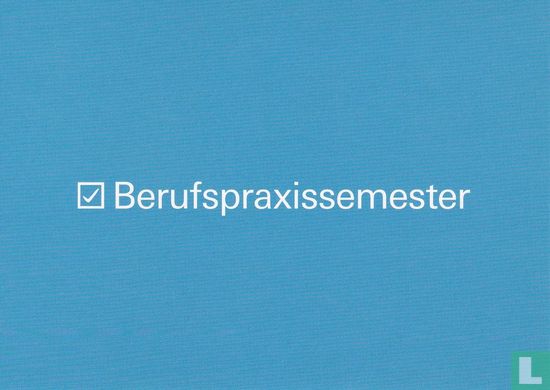 19754 - Deutsche Bank "Berufspraxissemester"