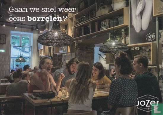 Jozef Eten & Drinken, Utrecht: 21 "Gaan we snel weer eens borrelen?"  - Afbeelding 1