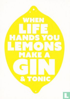 20268 - Gin Flight "When life hands you lemons make a Gin & Tonic"
