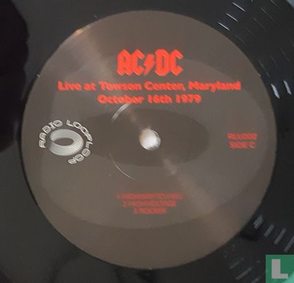 Live at Towson Center, Maryland October 6th 1979 - Afbeelding 3