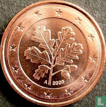 Duitsland 2 cent 2020 (A) - Afbeelding 1