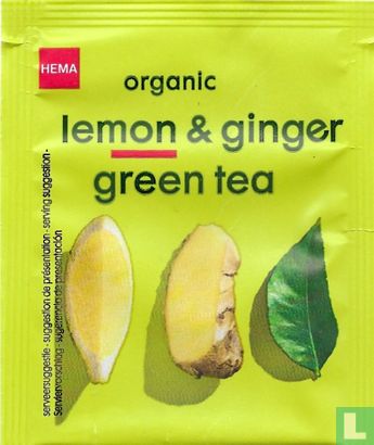 lemon & ginger green tea - Afbeelding 1