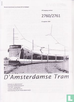 D' Amsterdamse Tram 2760 /2761 - Afbeelding 1