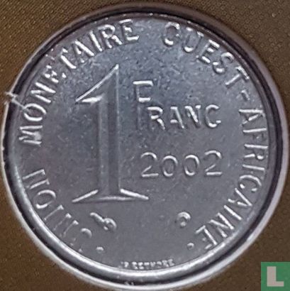 West African States 1 franc 2002 - Image 1