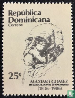150e geboortejaar van Maximo Gomez