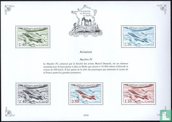 French heritage in stamps