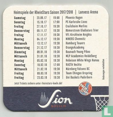 Heimspiele der RheinStars Saison 2017/2018 - Image 1