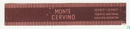 Monte Cervino - Schelp y Schelp tabaco nacional Industria Argentina - Image 1