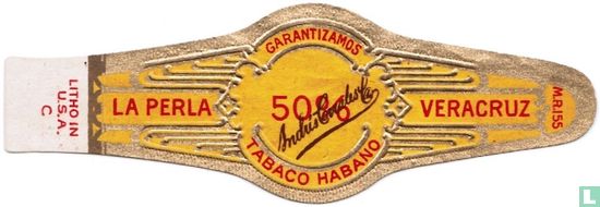 Garantizados 50% Andrés Corrales Cia. Tabaco Habano - La Perla - Veracruz M.R.155  - Afbeelding 1
